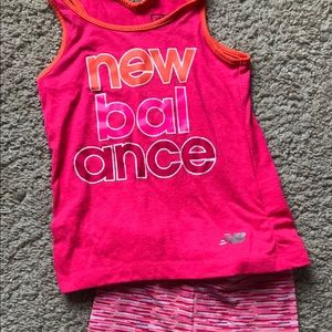 New Balance girls 3T matching set